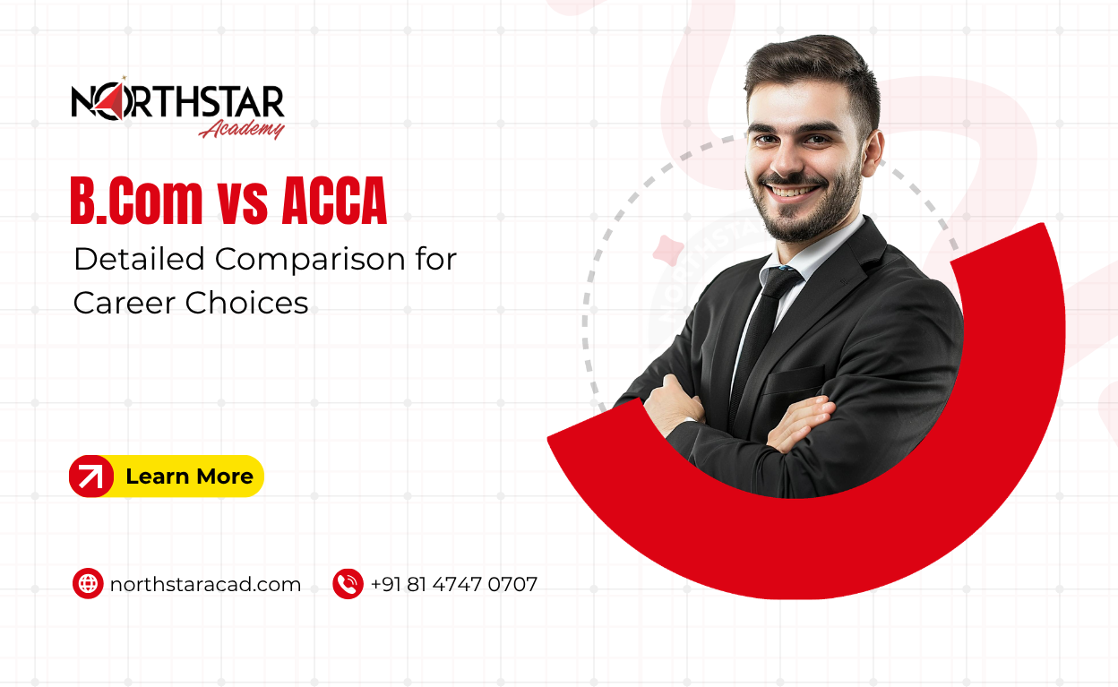 B.Com vs ACCA career comparison, ACCA vs B.Com eligibility details, key differences between B.Com and ACCA