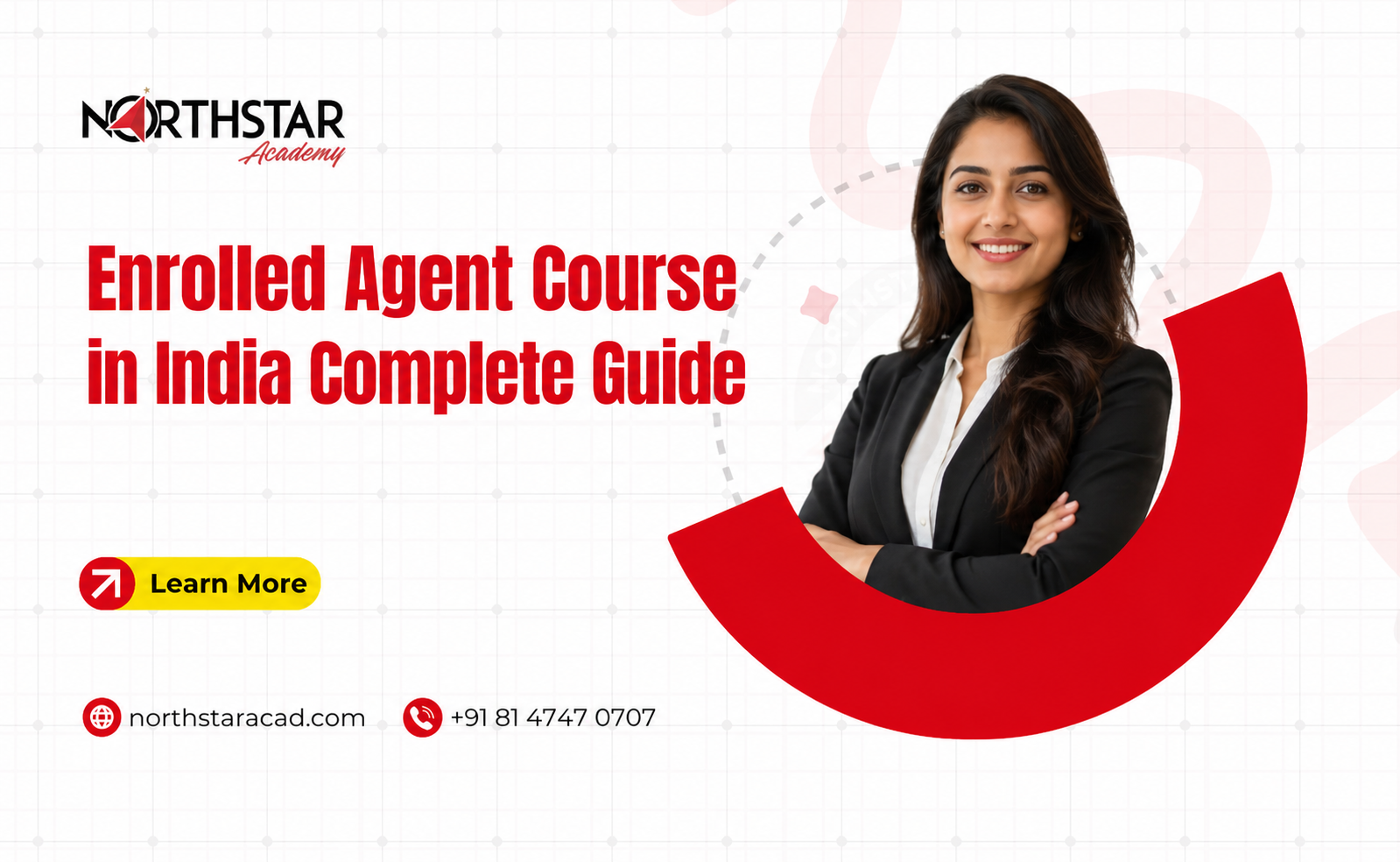 Enrolled Agent coaching class in India, student studying for EA exam in India, EA certification process explained visually