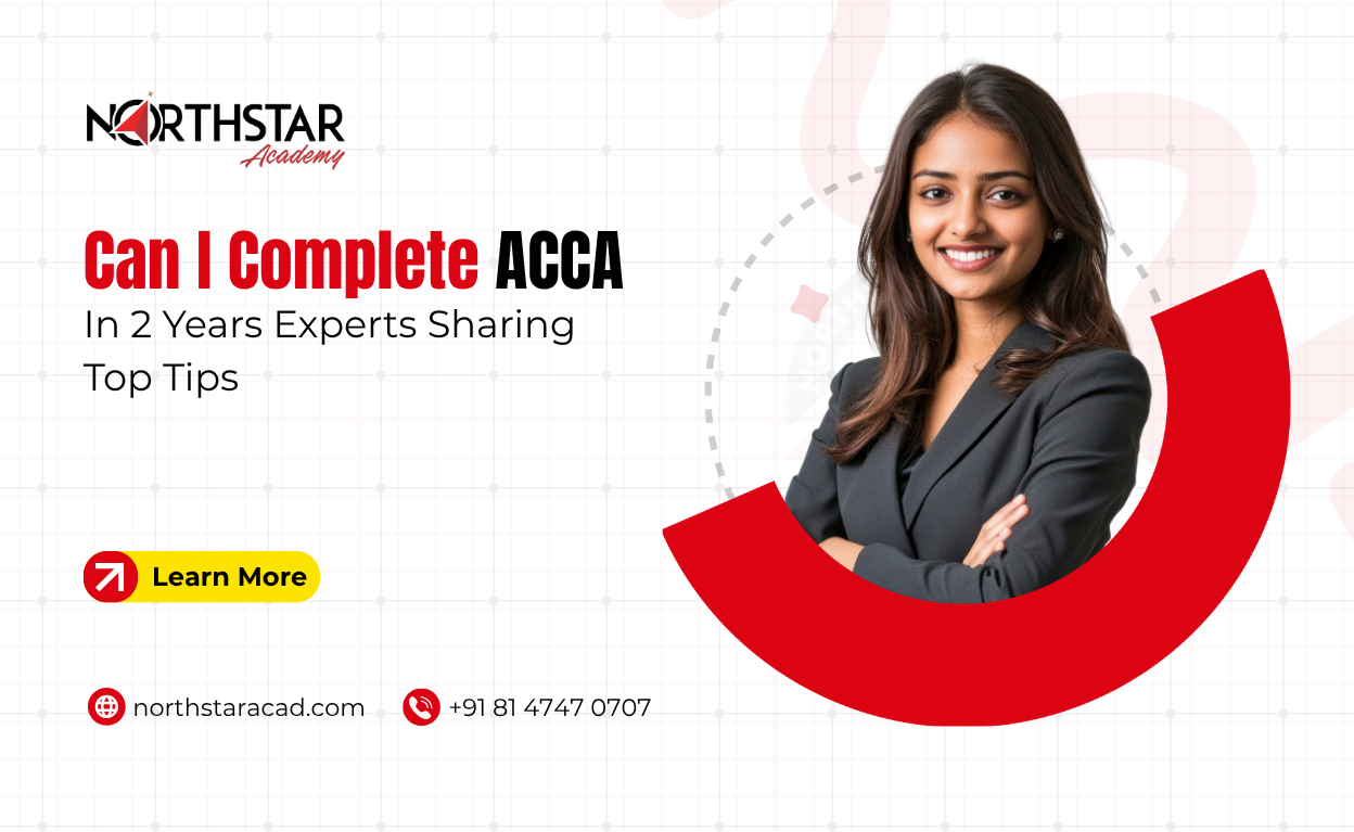 student studying ACCA fast track plan, ACCA exam preparation with expert tips, timeline to complete ACCA in 2 years