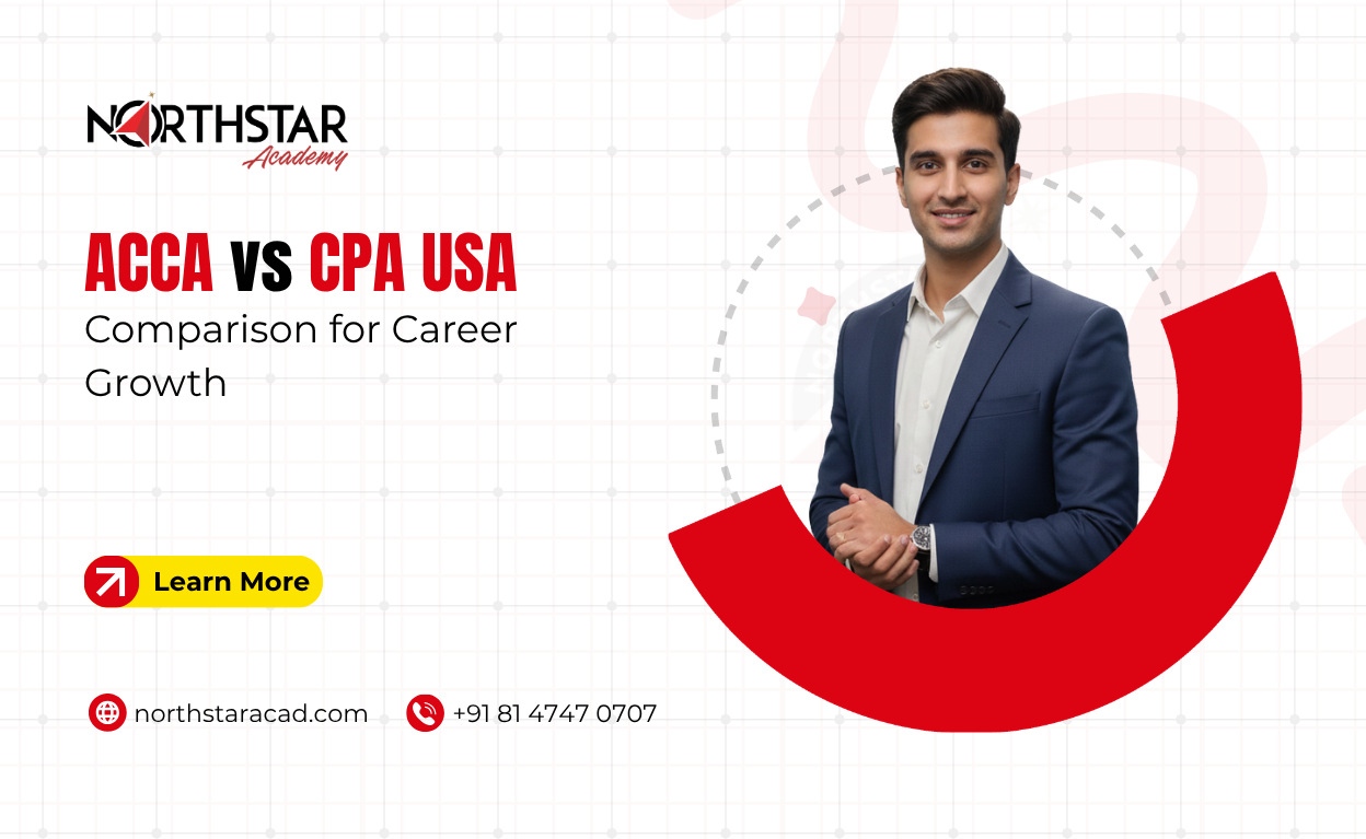 ACCA vs CPA USA comparison chart, global accounting certification options, student choosing between ACCA and CPA