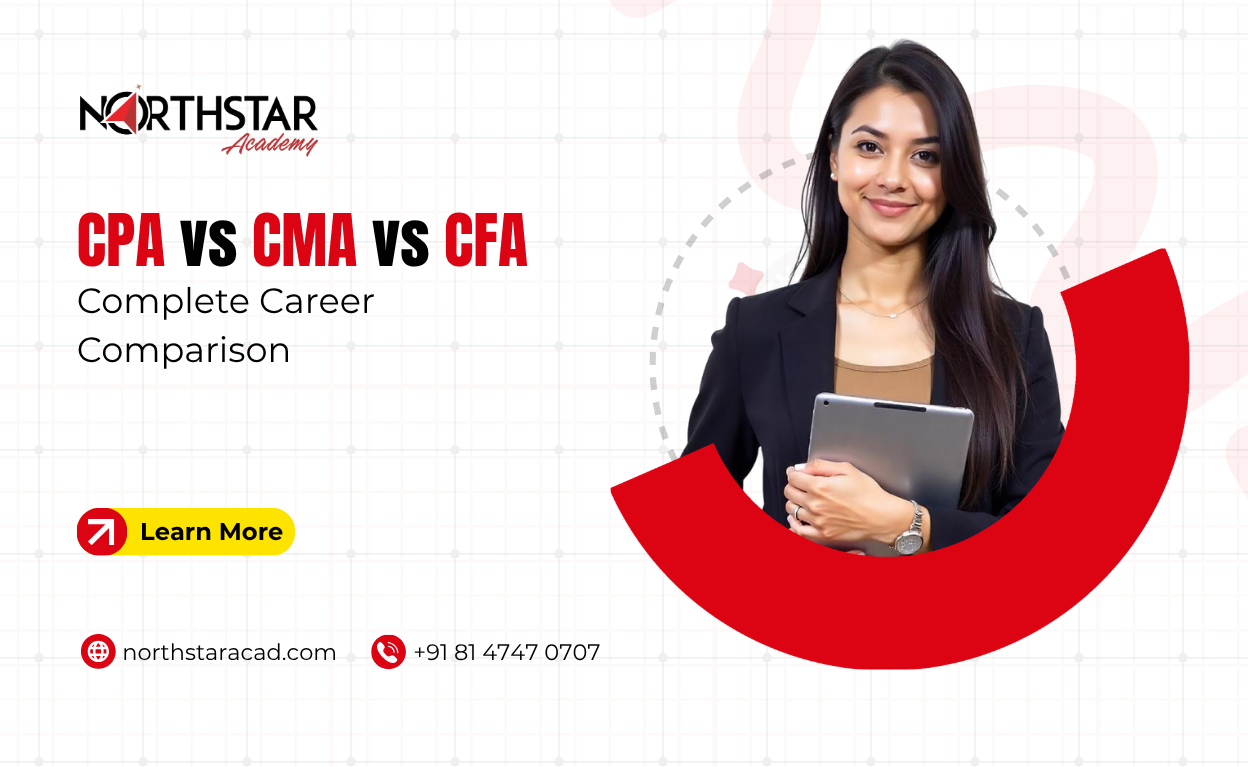 CPA CMA CFA comparison chart, finance certifications overview, CPA vs CMA vs CFA career paths
