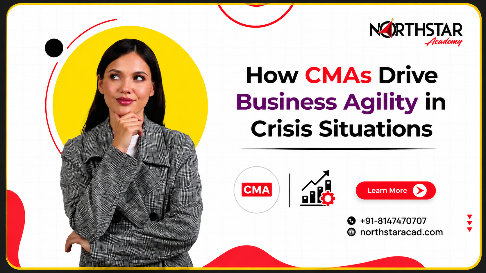 CMA professional managing crisis, business agility with CMA leadership, CMAs guiding change in crisis management