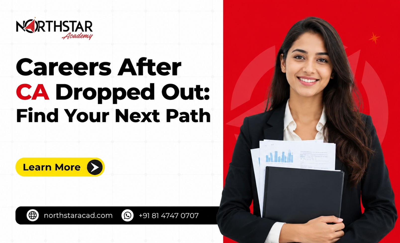 career options for CA dropouts, student exploring post-CA career paths, professional growth after CA dropout