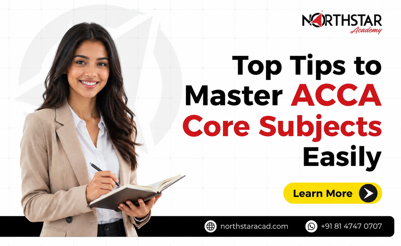 ACCA core subjects study tips, student preparing for ACCA exams, effective ACCA study schedule