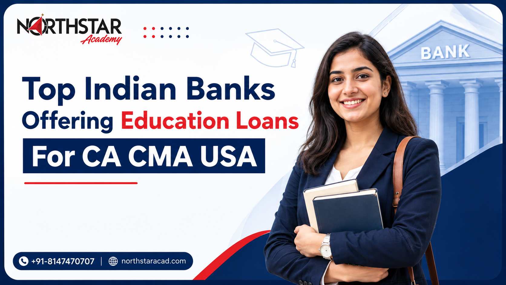 Top Indian Banks Offering Education Loans For CA CMA USA