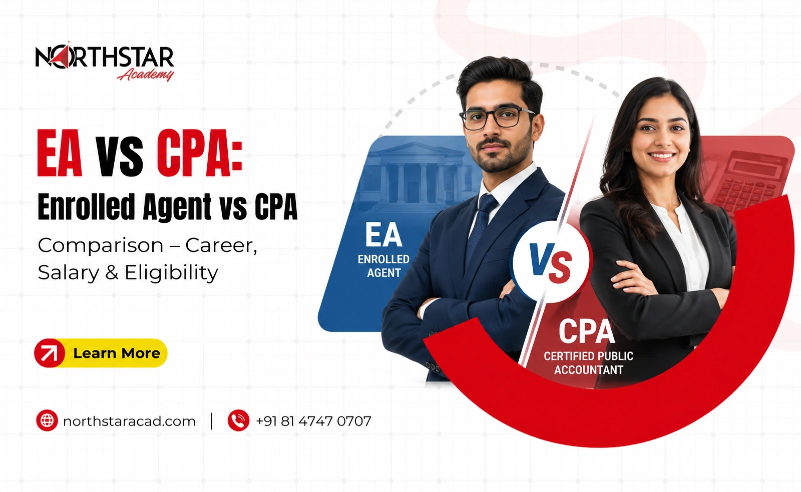 EA vs CPA: Enrolled Agent vs CPA Comparison – Career, Salary & Eligibility