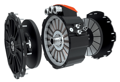 Axial flux motor from Magnax