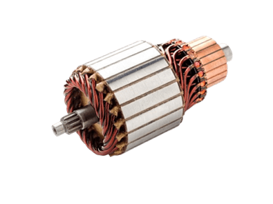 Rotor, the rotating part of the electric motor.