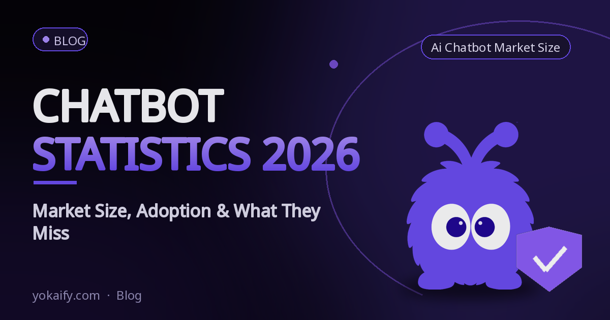 Chatbot Statistics 2026: Market Size, Adoption & What They Miss