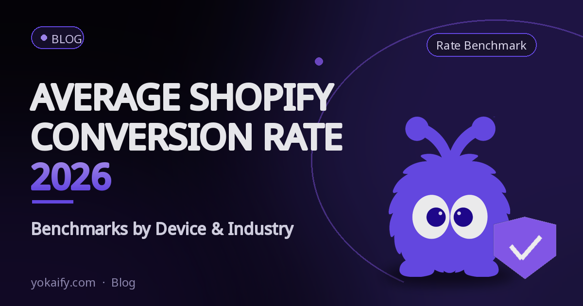 Average Shopify Conversion Rate 2026: Benchmarks by Device & Industry
