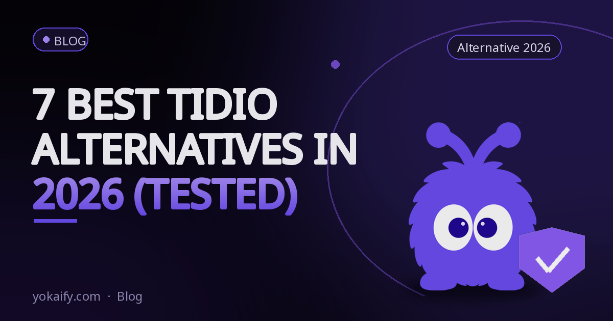 7 Best Tidio Alternatives in 2026 (Tested)