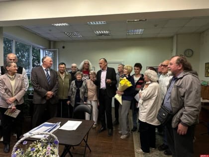 Творческий вечер 75-летнего поэта Ивана Иванова состоялся в Пскове