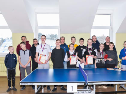 Первенство по настольному теннису прошло в Себежском районе