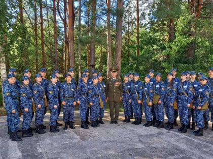 Встреча курсантов с ветеранами в Пскове