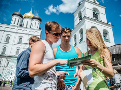 На 57% увеличилось число туристов в Пскове
