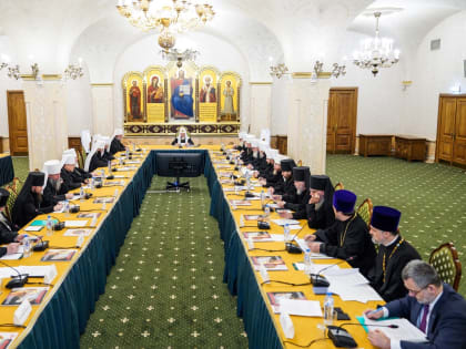 Митрополит Тихон принял участие в совместном заседании Священного Синода и Высшего Церковного Совета