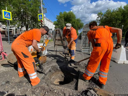 Часть Октябрьского проспекта в Пскове отремонтируют к лету 2024 года