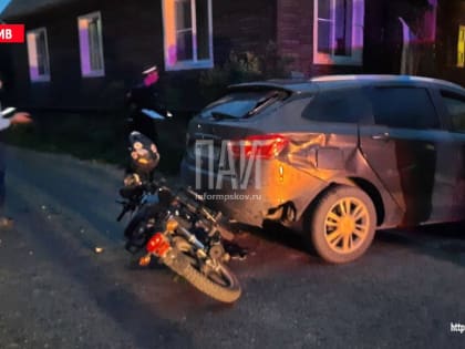 Подросток госпитализирован в результате ДТП в Опочецком районе