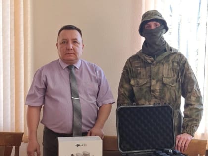 Военнослужащим-дновцам передали новые квадрокоптеры в зону СВО