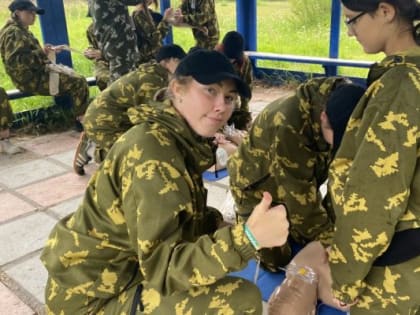 В детском лагере «Звездный» работает юнармейская смена