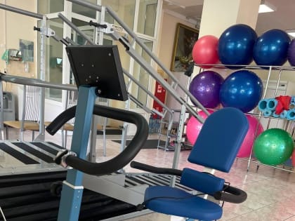 Велоэргометр появился в Псковском госпитале для ветеранов войн