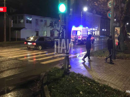 Пьяный пешеход попал под колёса автомобиля в Пскове