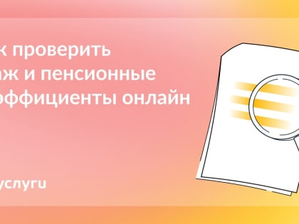 Как проверить стаж и пенсионные коэффициенты онлайн, рассказали псковичам