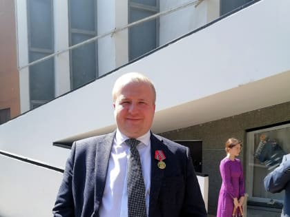 Борис Елкин награждён региональной медалью Александра Невского