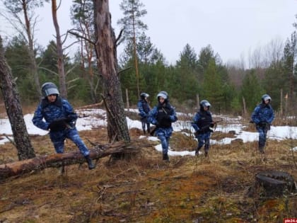 Обезвредить преступников попробовали во время учений псковские курсанты