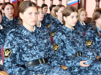 Зачисление в курсанты состоялось в псковском филиале университета ФСИН