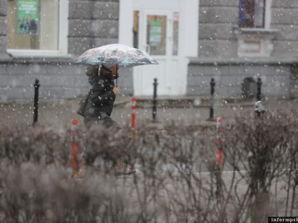 До -5 градусов ожидается сегодня в Пскове