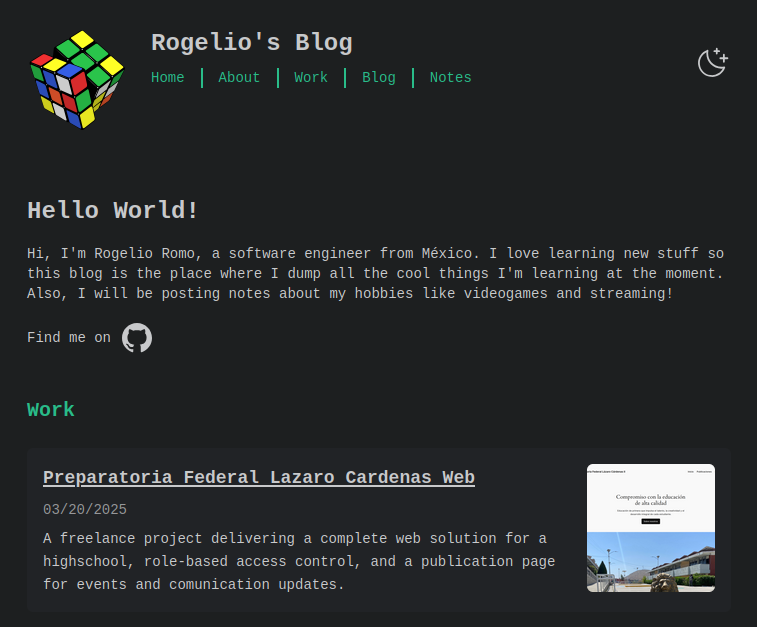 Personal Blog