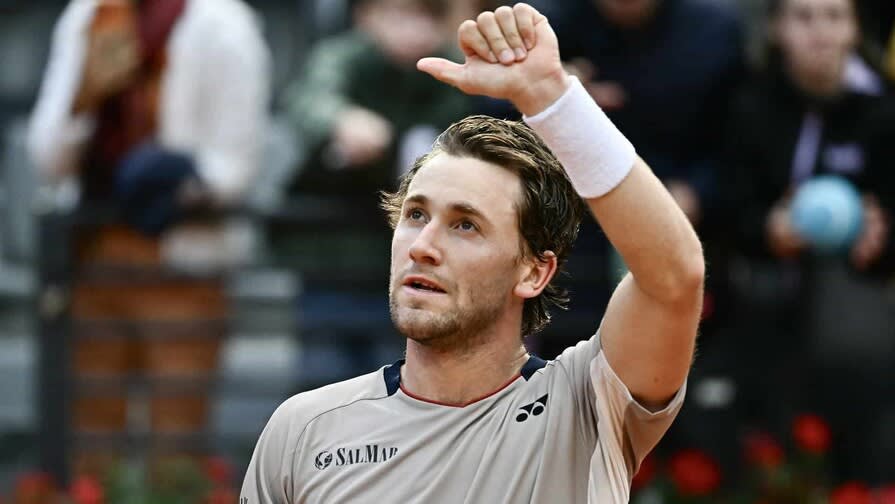 Imagen para: Casper Ruud domina en Roma: golpe de autoridad ante Khachanov