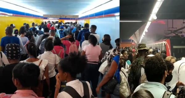 El falló del Metro de Santo Domingo este lunes ¿Que paso?