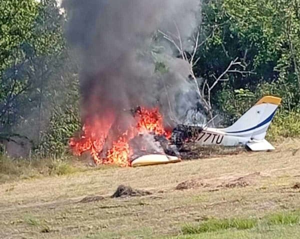 Imagen para: Avioneta se estrella en la pista de Dajabón: dos heridos leves y la determinación del FARD
