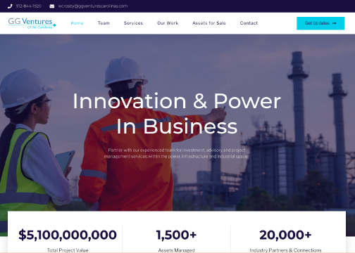GG Ventures site screenshot