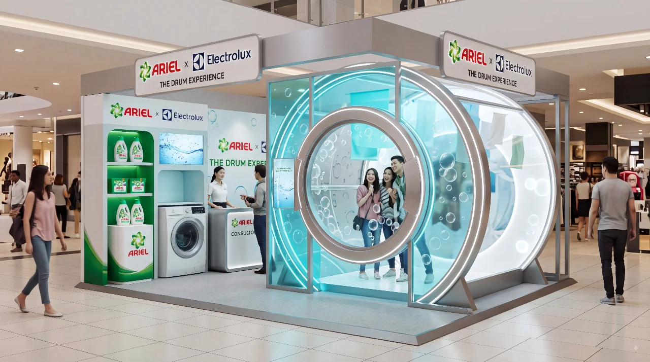 Ariel x Electrolux Concept 3D Render