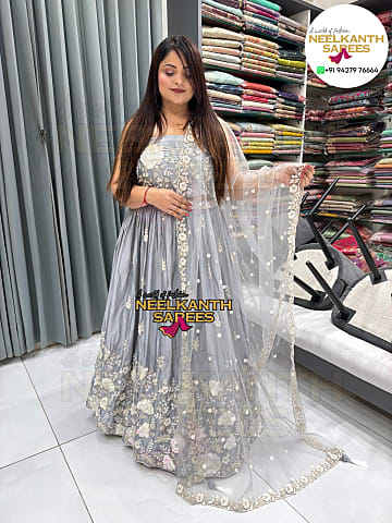 Premium Pastel Floral Embroidered Lehenga Choli