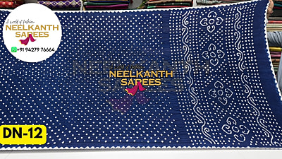 Daani Bandhej Gaji Silk Bandhani Saree