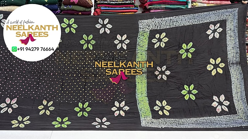 Bandhani + Shibori Sarees