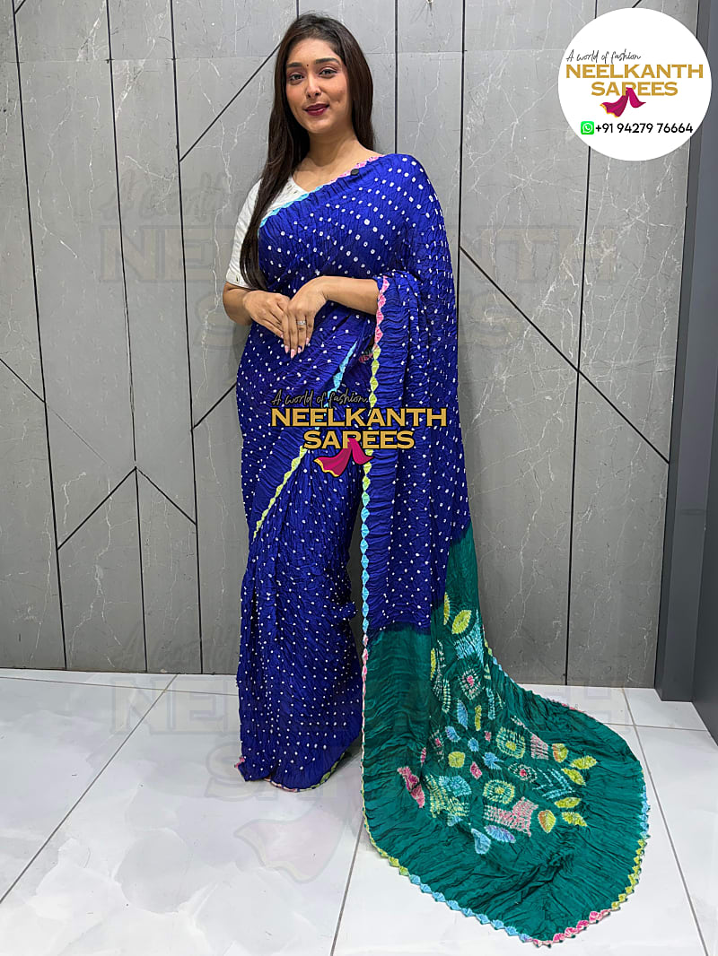 Bandhani + Shibori Sarees