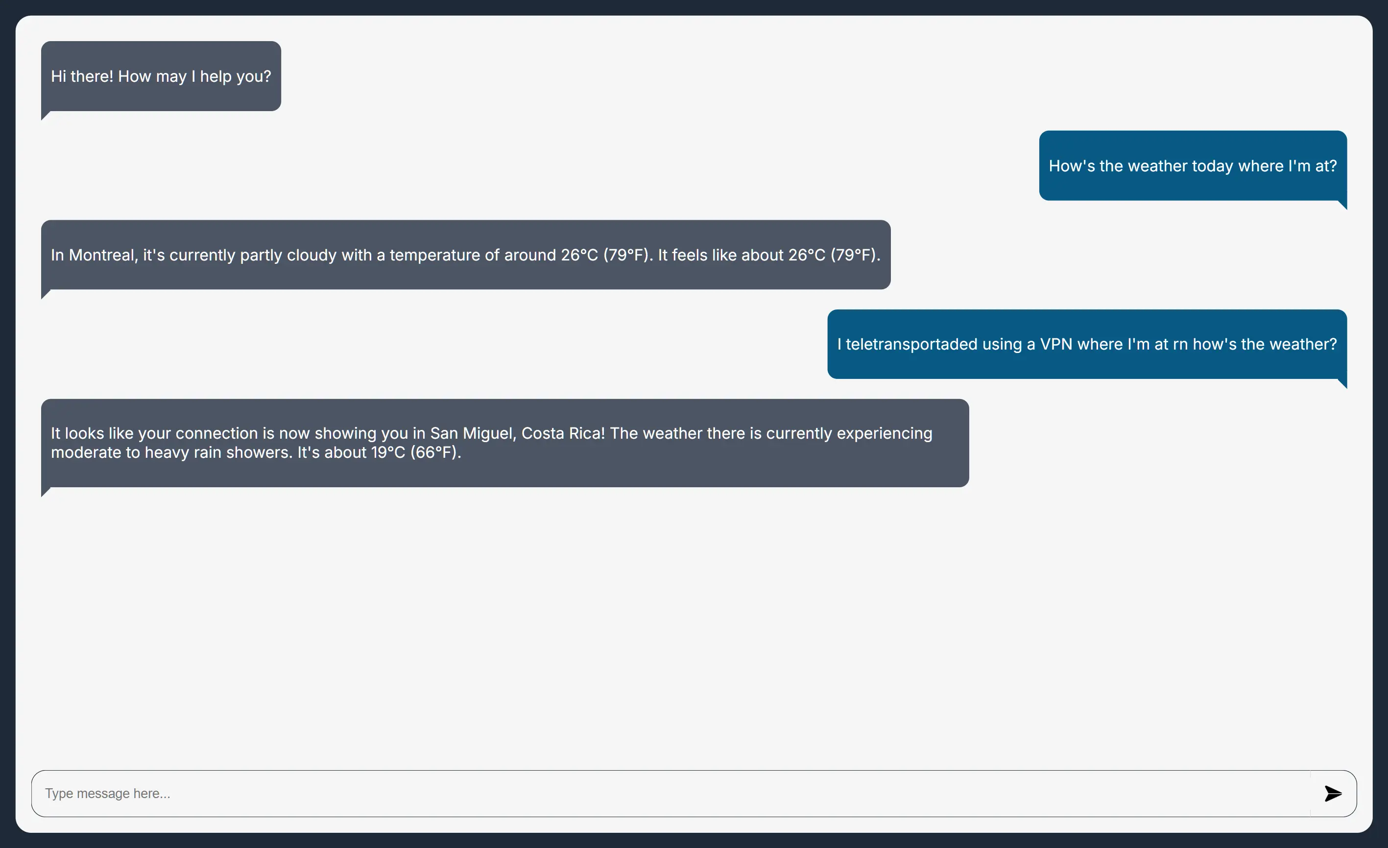 Weather-Chatbot preview