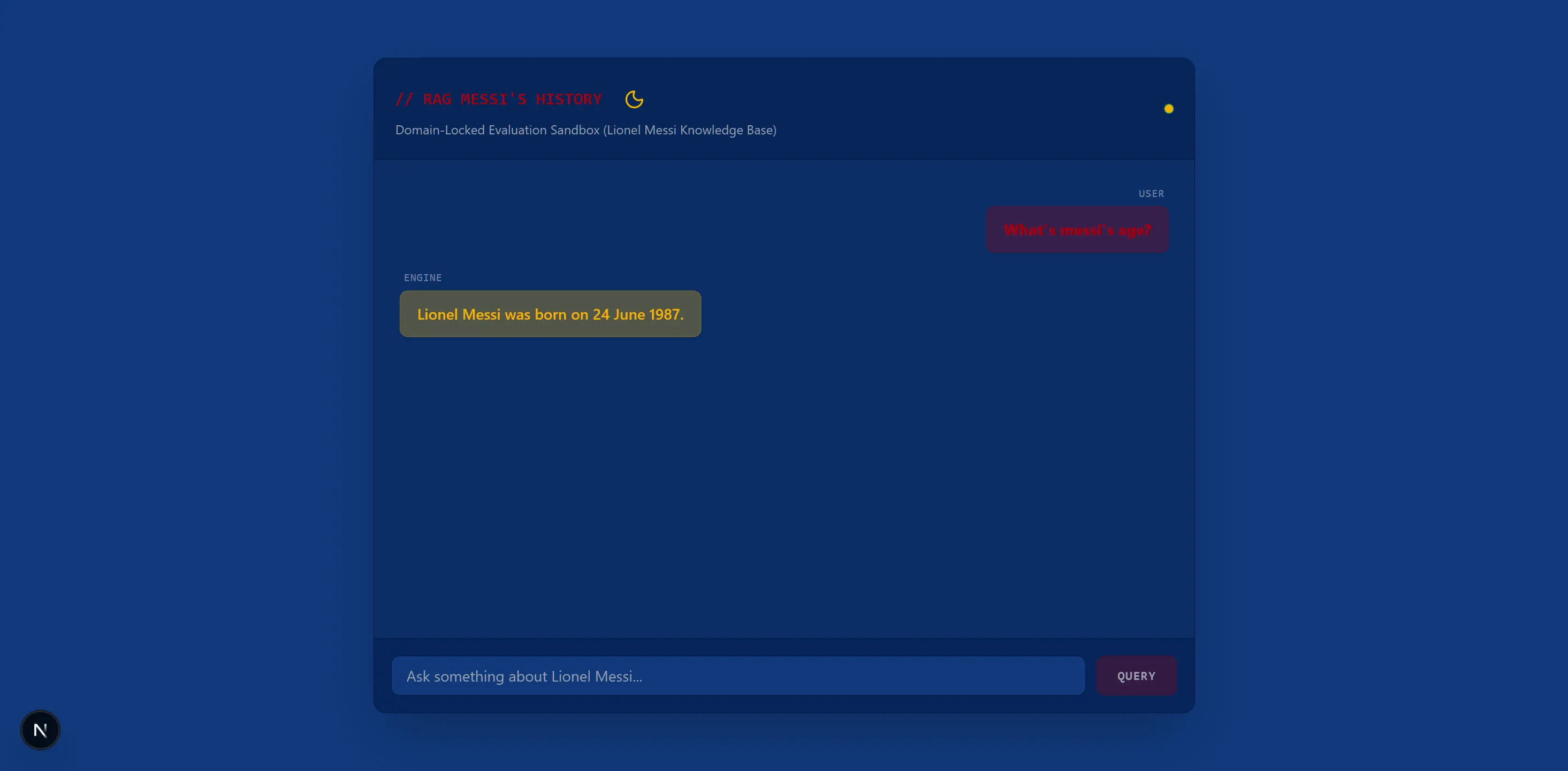 Chatbot preview