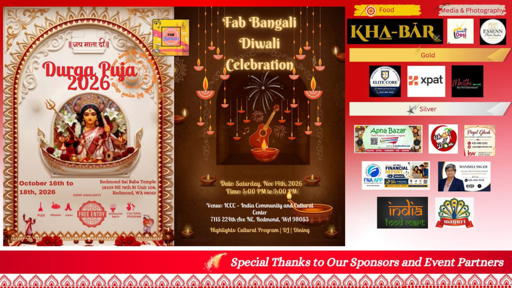 Fab Bangali Durga Puja & Diwali Celebration 2026 image 1