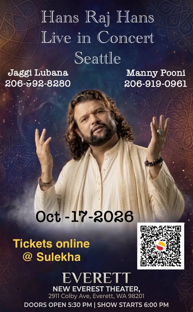 Hans Raj Hans Live in Concert Seattle image 1