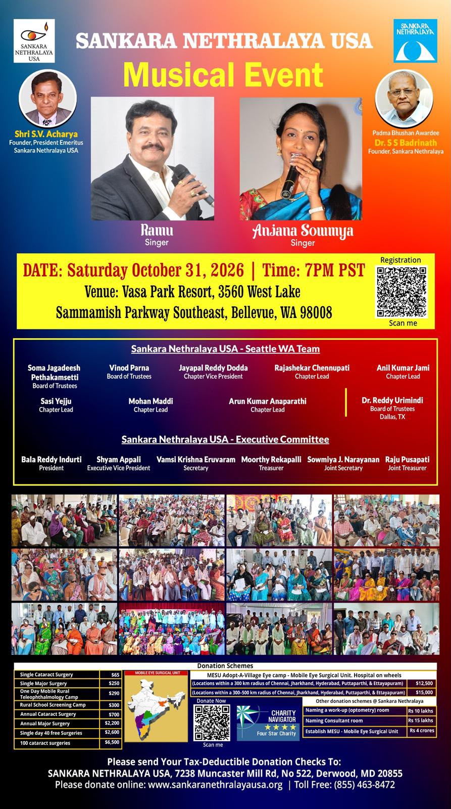 Sankara Nethralaya USA – Musical Event image 1