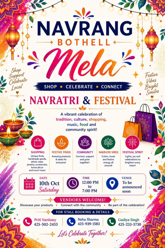 Navrang Bothell Mela (Navratri & Festival Celebration)