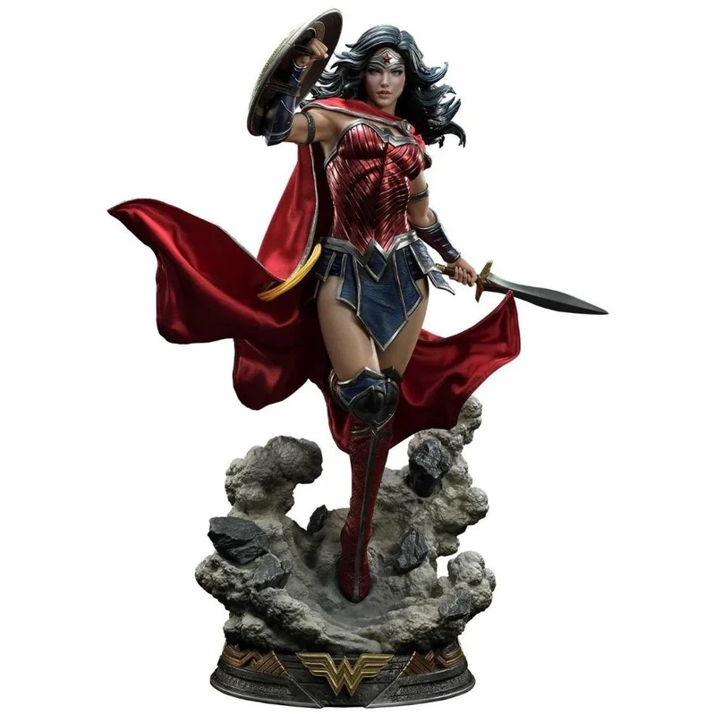 Wonder Woman Rebirth Silver Armour Version Statue 