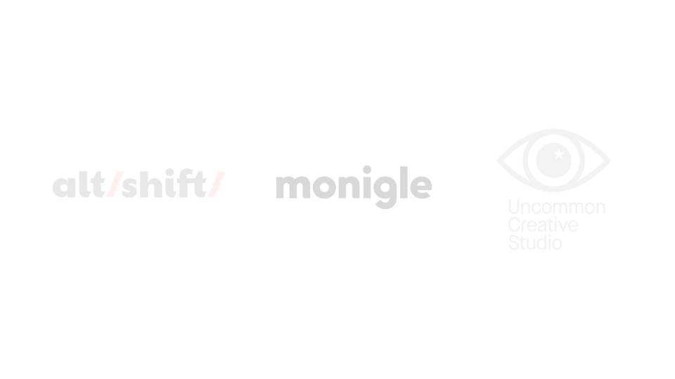 Our Clients - Uncommon, Altshift, Monigle
