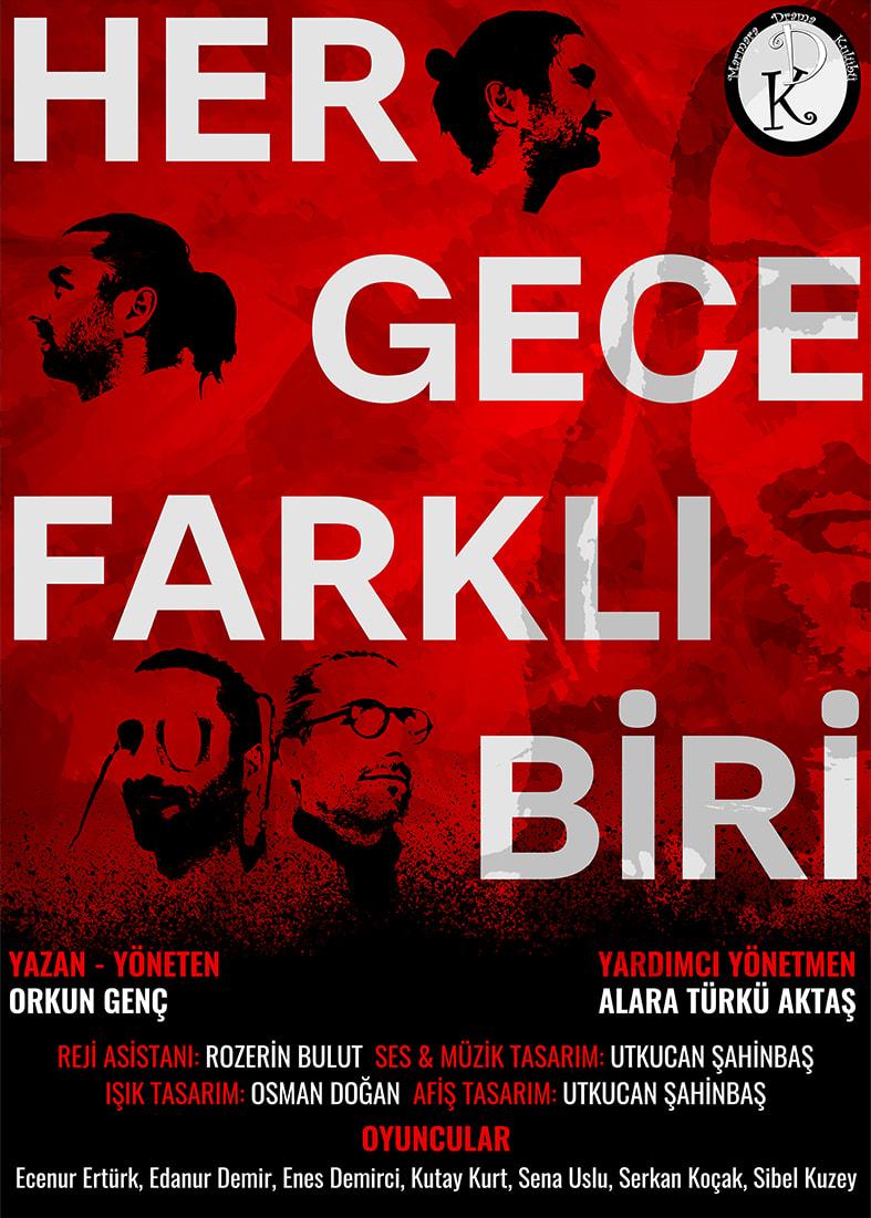 Her Gece Farklı Biri afişi